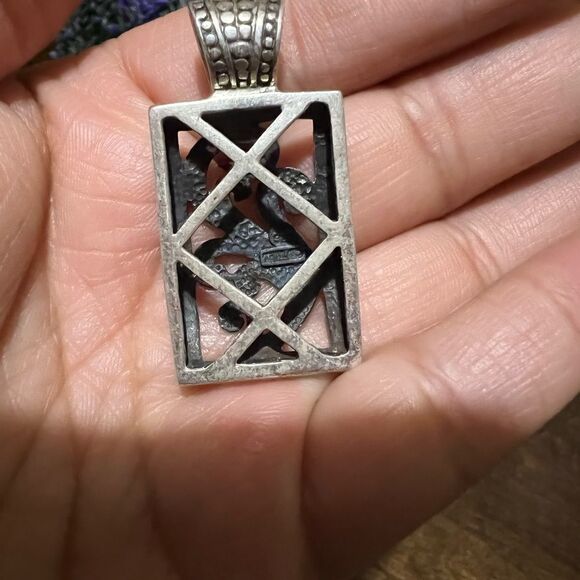 Silpada Paisley Filigree Pendant sterling silver 925 - Picture 2 of 4